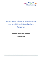 assessment of eutrophication susceptibility in nz estauries cover web